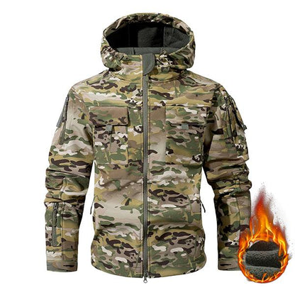 Waterproof Fleece Camo Jacket