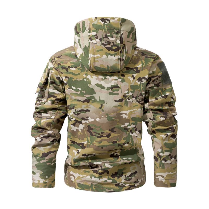 Waterproof Fleece Camo Jacket