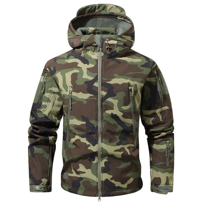 Waterproof Fleece Camo Jacket